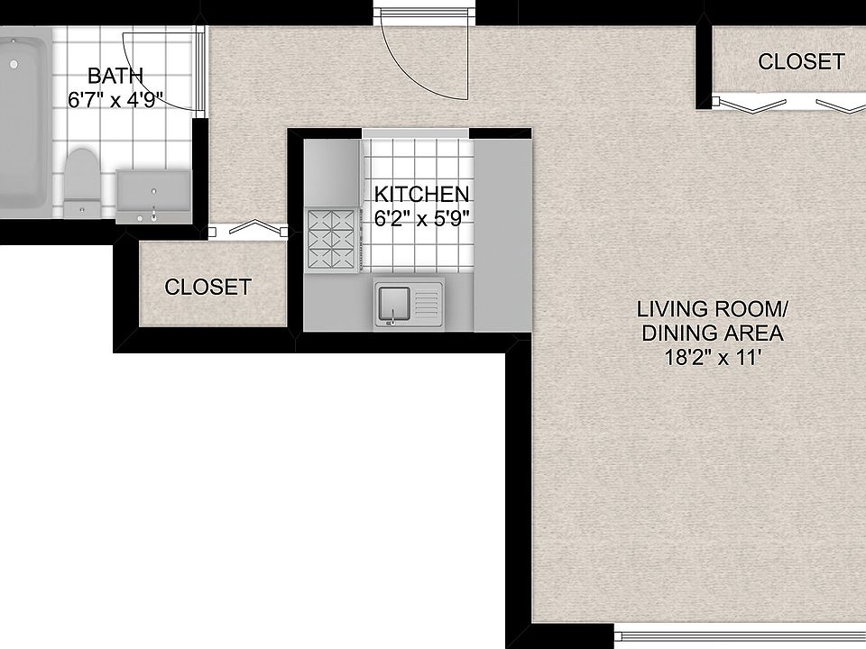 2nd image of 536G W Addison St #378