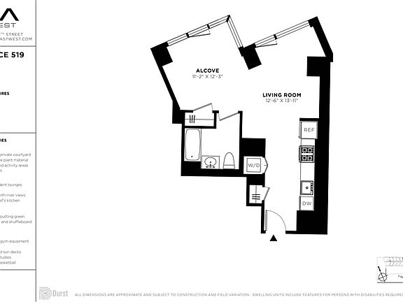 2nd image of 625 W 57th St APT 519