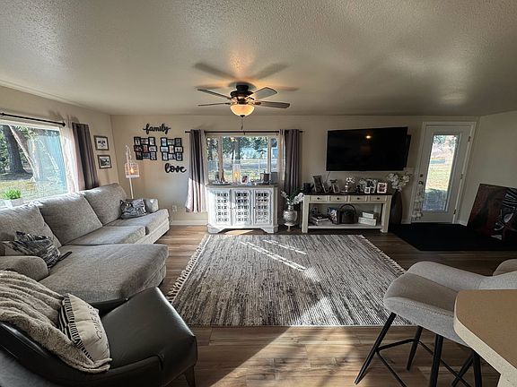 Living room and front entry