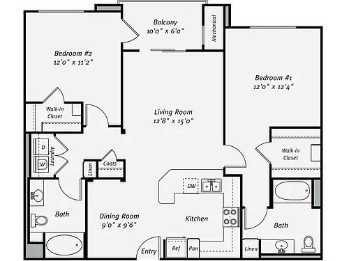 Floor plan B3
