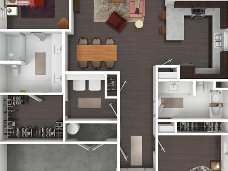 2 Bedroom A Standard 2 Bedroom A Standard
