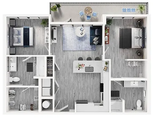 Floor plan B1-A