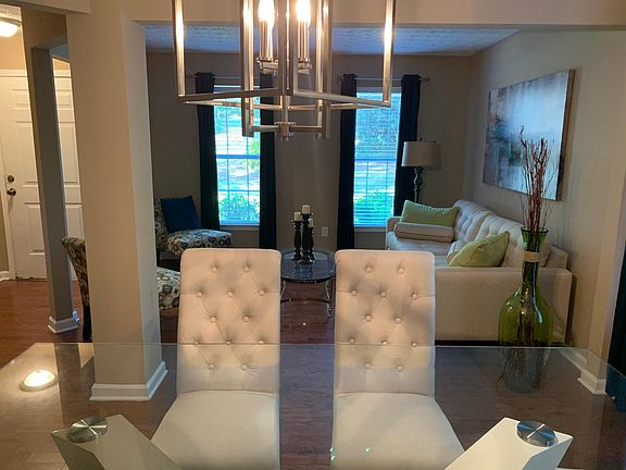 Living room view from dining room