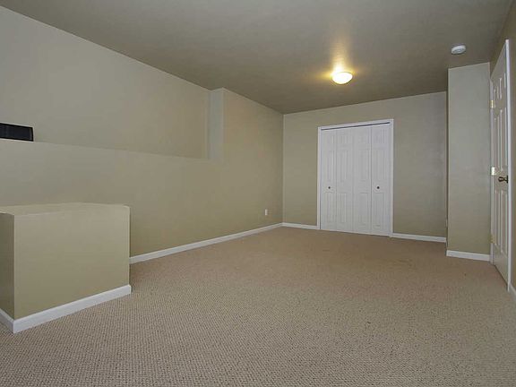 Large bedroom in basement