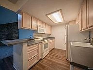 Kitchen off open living area/ dining area