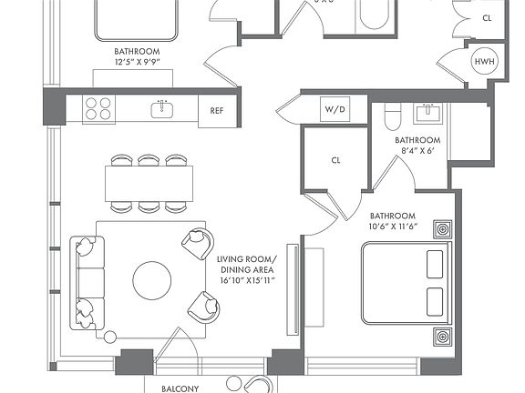 2nd image of 401 Rutland Rd #5R