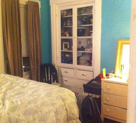 beautiful built in cabinet in bedroom