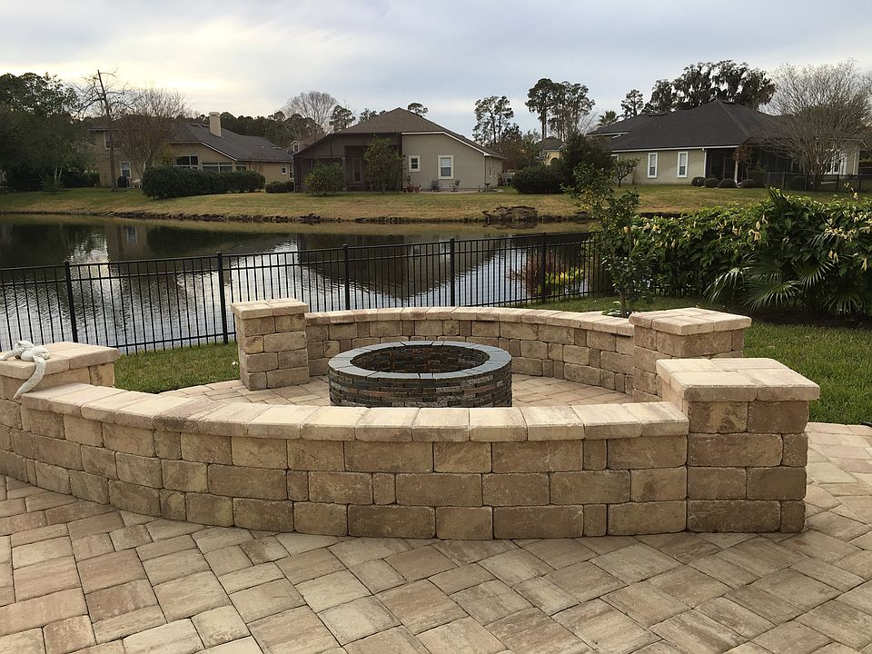 BACK YARD FIREPLACE