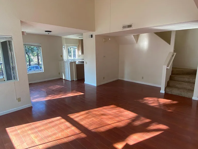 Living room with Stairway