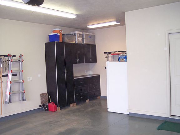 Finished 2 Car Garage