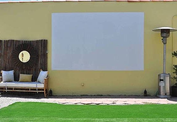 backyard media screen
