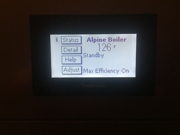 Alpine Boiler Display 