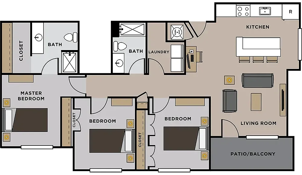 Floor plan 3A