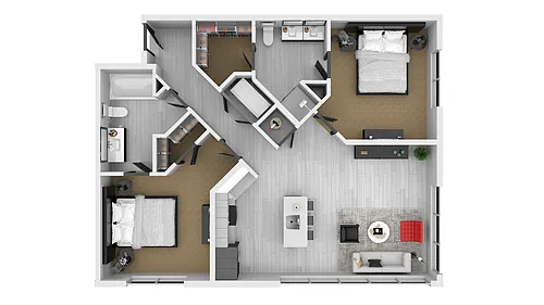 Floor plan B3