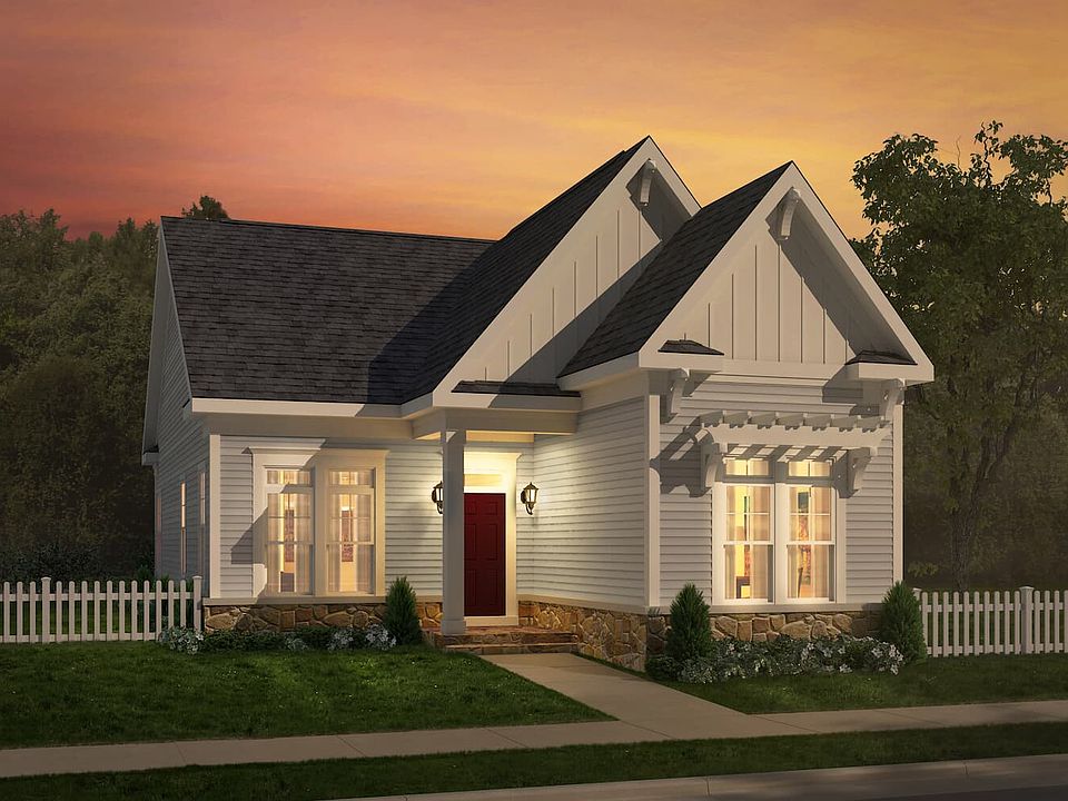 Elevation 1 of the Bridgeport II a home design at Easton Village by Brookfield Residential