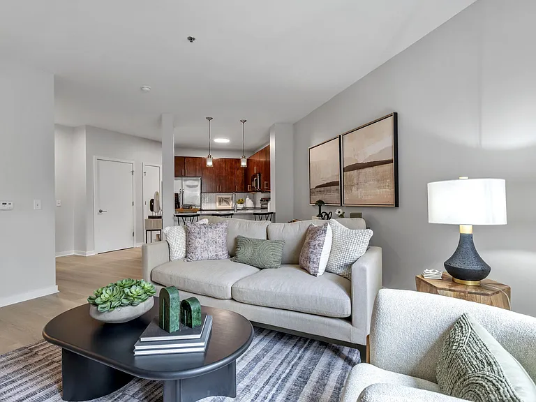 Living Room Space at Avant at the Arboretum Apartments in Lisle, IL 60532