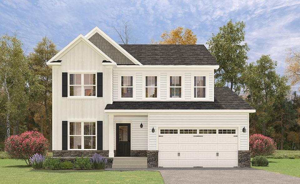 Deerfield Elevation 2 - With Opt. Stone Water Table