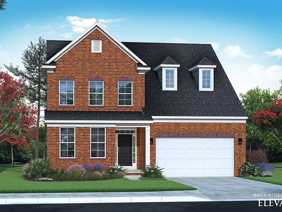 Elevation 1 Brick with Dormer