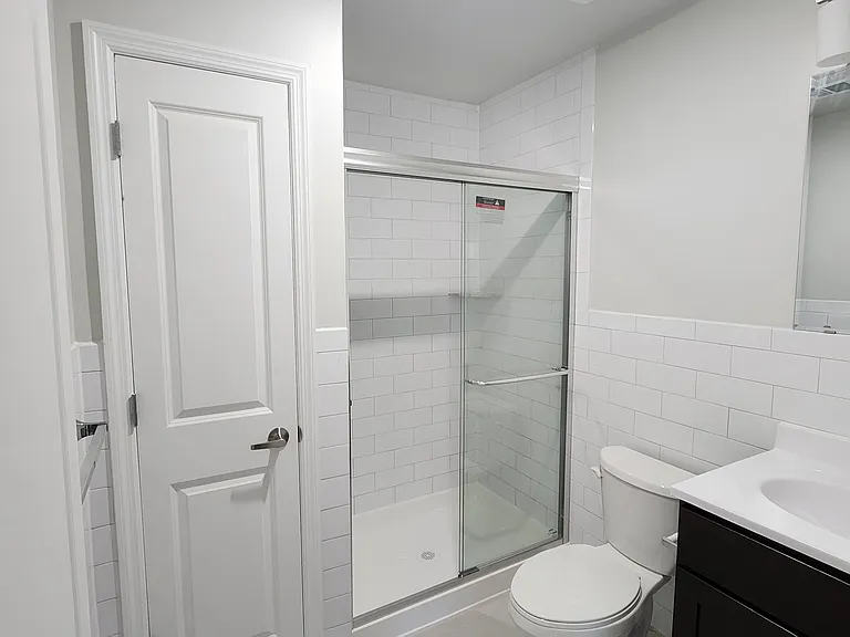 New bathrooms