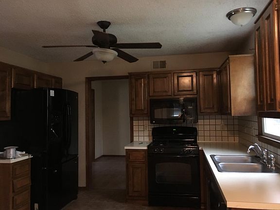 kitchen off dining room. 1/2 bath adjacent