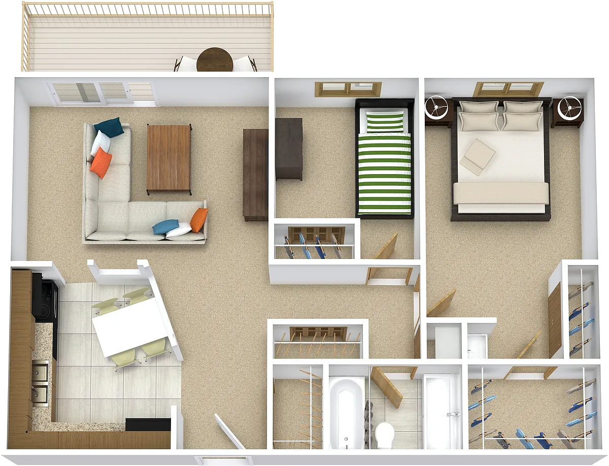 Floor plan Waterman
