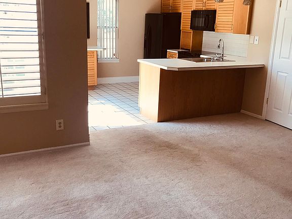 Living room and kitchen