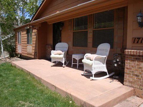 Inviting front porch