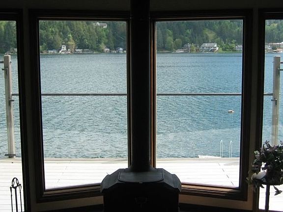 The stunning view from the living room.