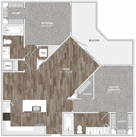 Floor plan B3