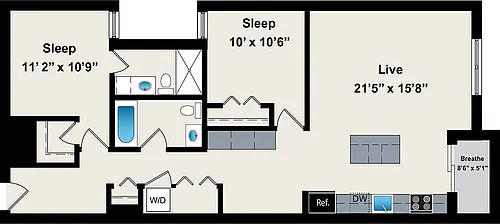 Floor plan B11