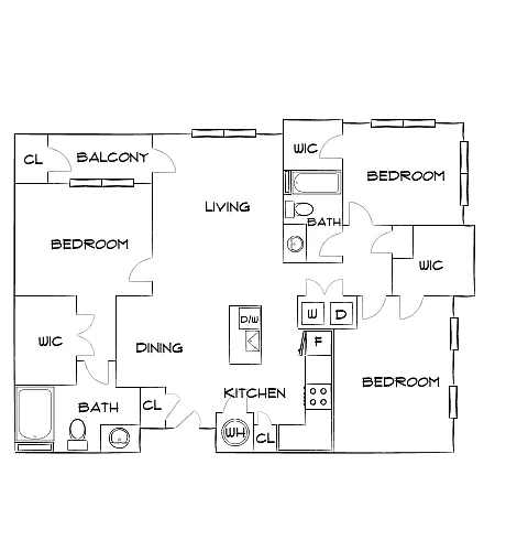 Floor plan Design 3A