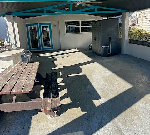 carport and ADU unit entry
