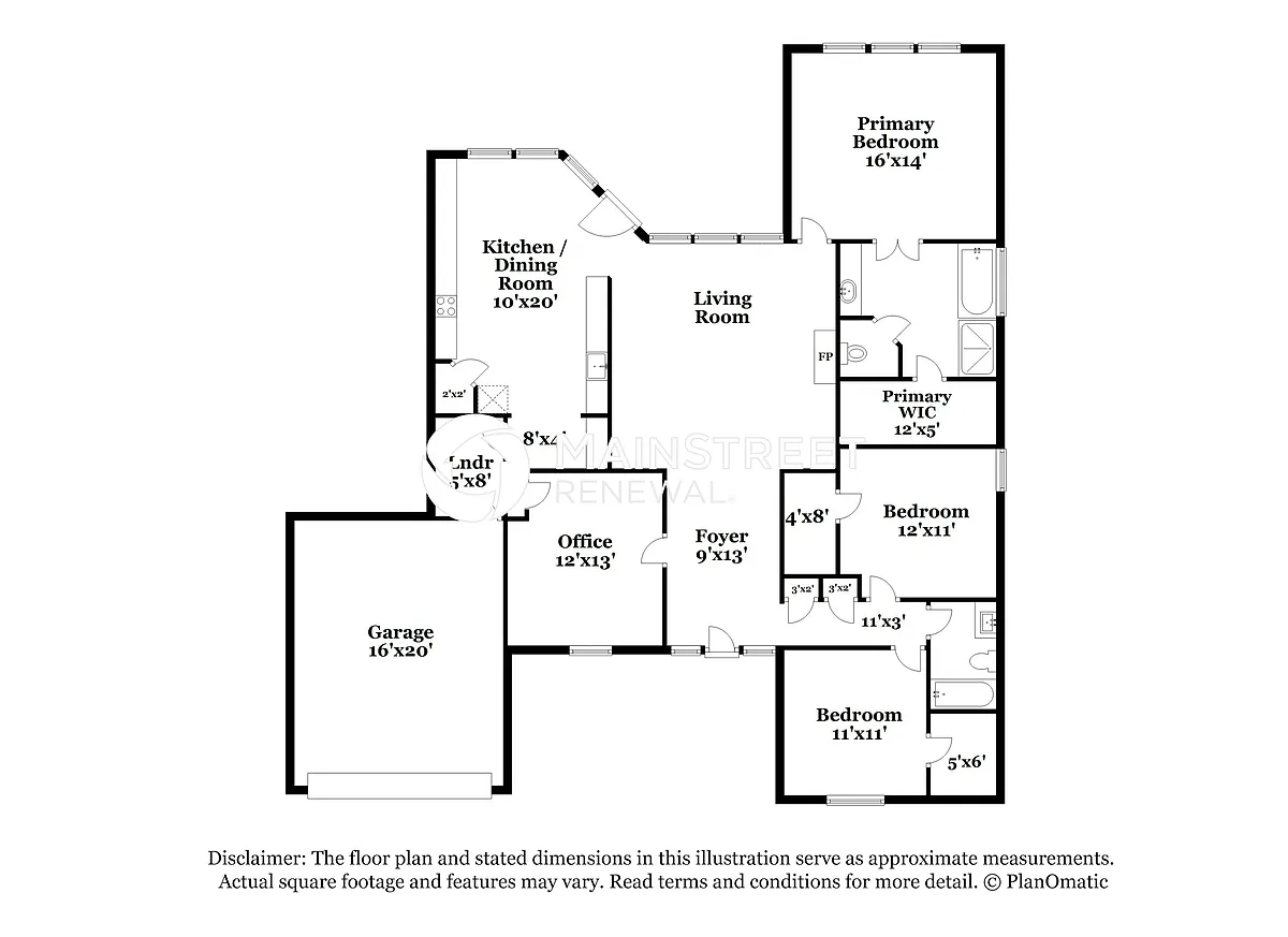 Floor Plan - 18408 El Greco Dr