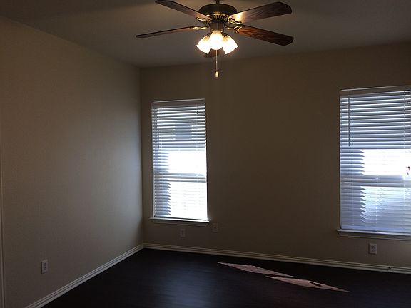 Master bedroom has two large closets and master bath