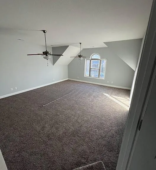 Large bonus room over garage