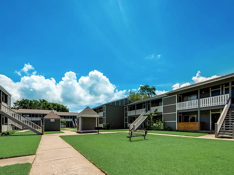 Stroll through the community with landscaped pathways and open areas