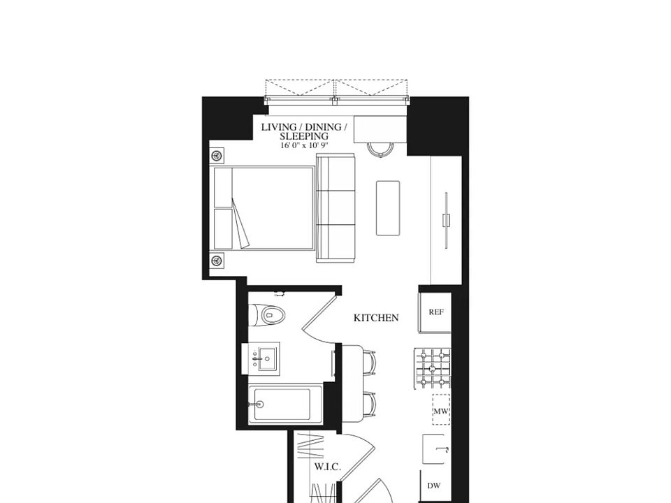 2nd image of 3 Court Sq APT 5607