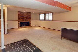 Fireplace in family room