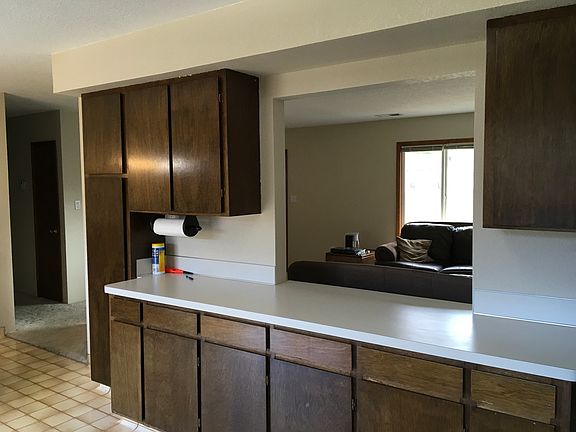Kitchen view of living room