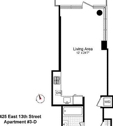 2nd image of 425 E 13th St APT 6D