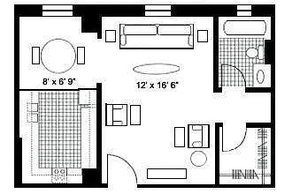 Floor plan Studio
