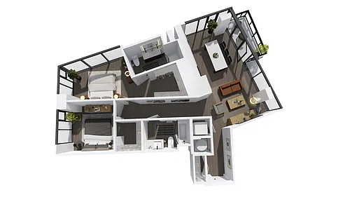 Floor plan B7
