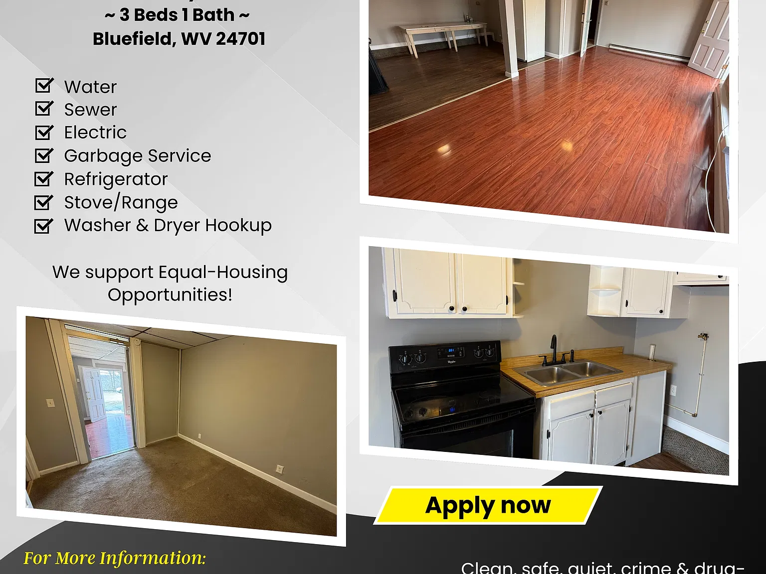 2 bed, $950 — Photo 1