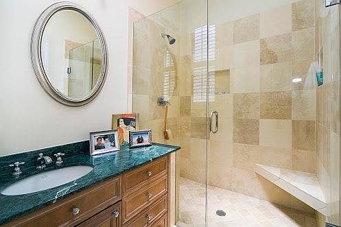 Marble bathrooms