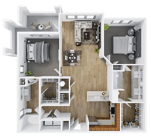 Floor plan B1B