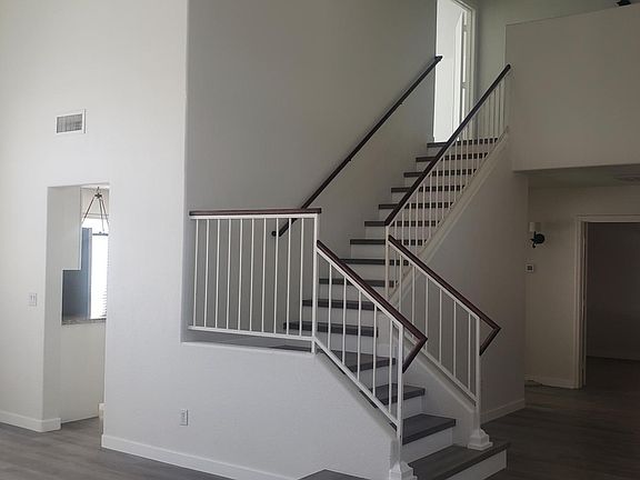 All wood staircase
