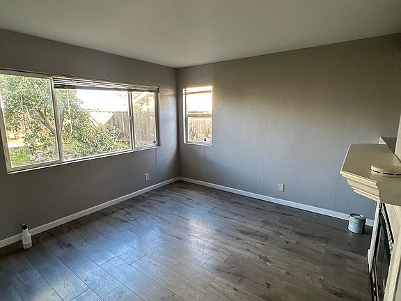 Family room with fireplace