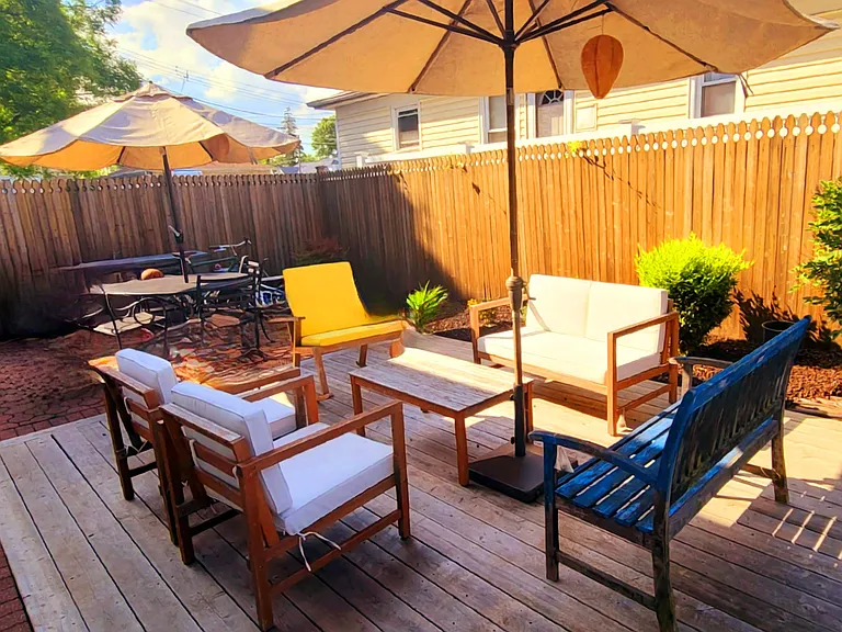 Deck, patio, and garden