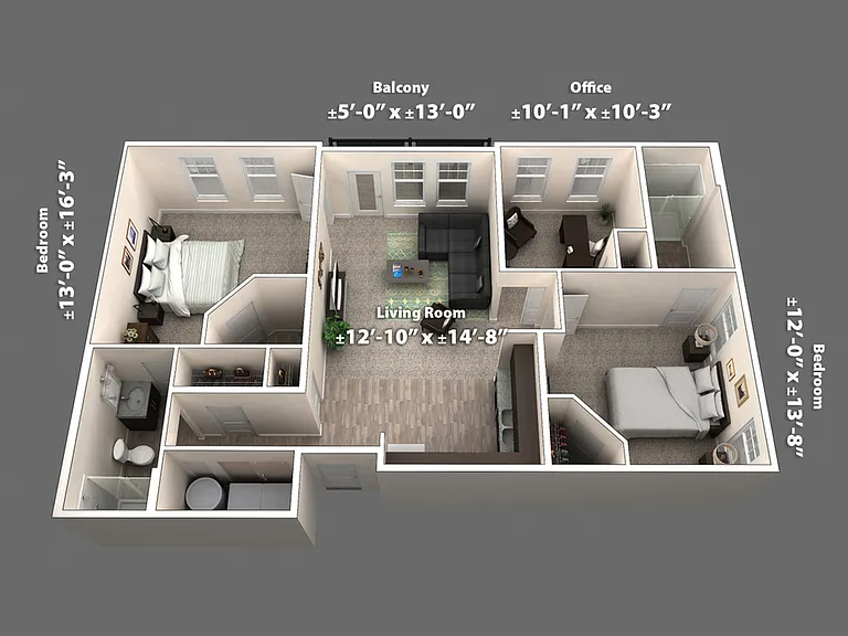 Flat 301 Dimensions Flat 301 Dimensions