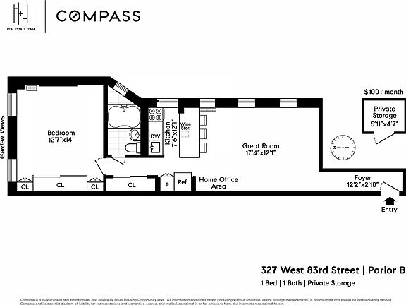 2nd image of 327 W 83rd St #Res